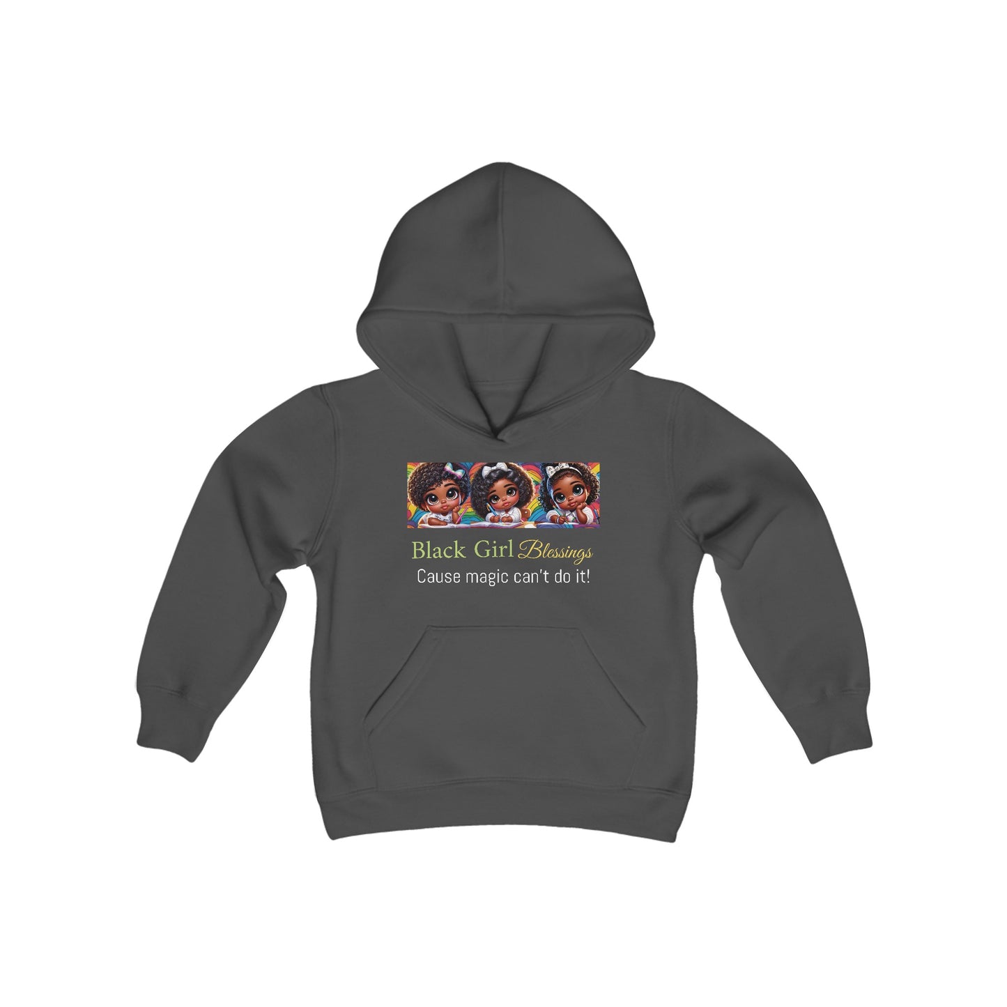 Black Girl Blessings Youth Hooded Sweatshirt