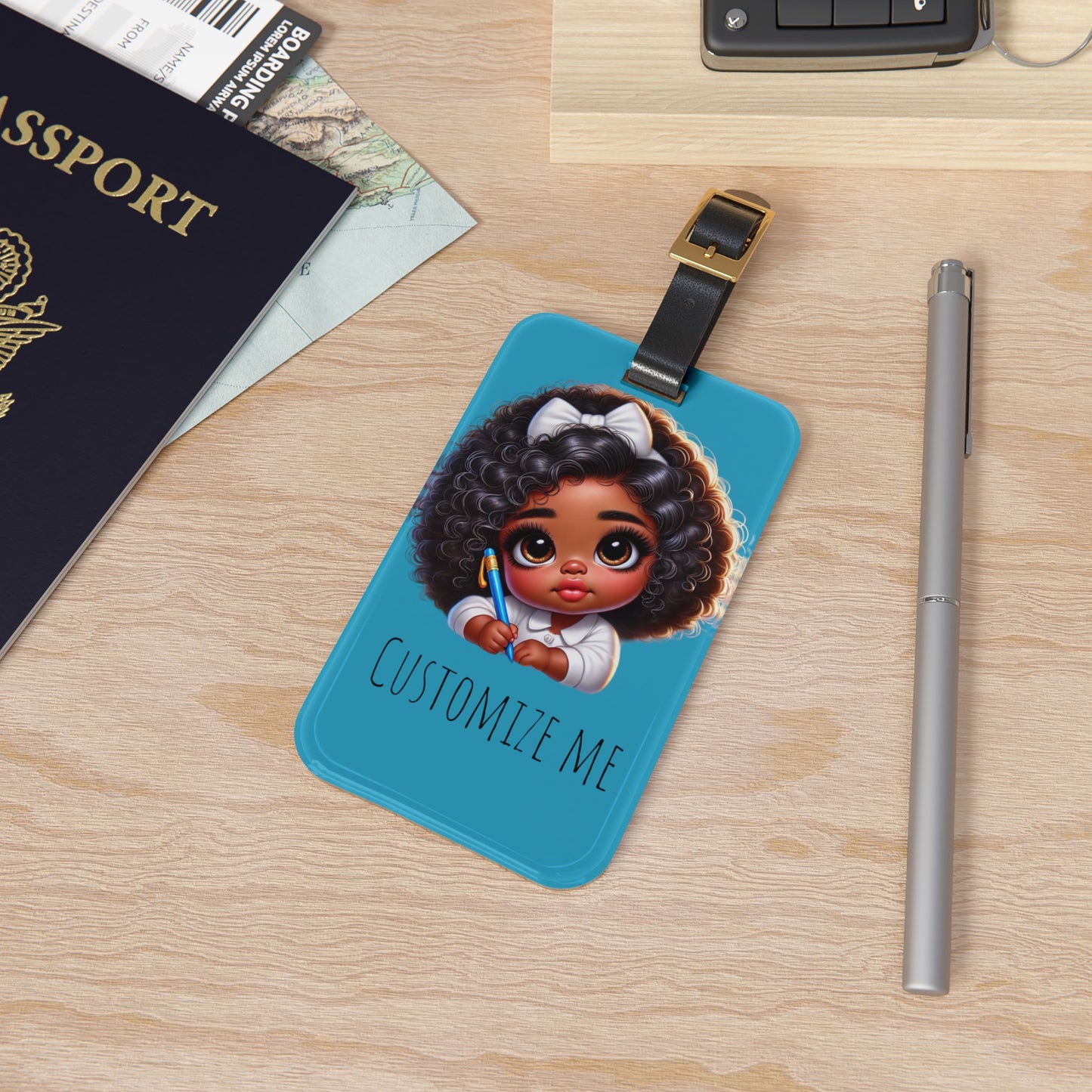 April Luggage Tag