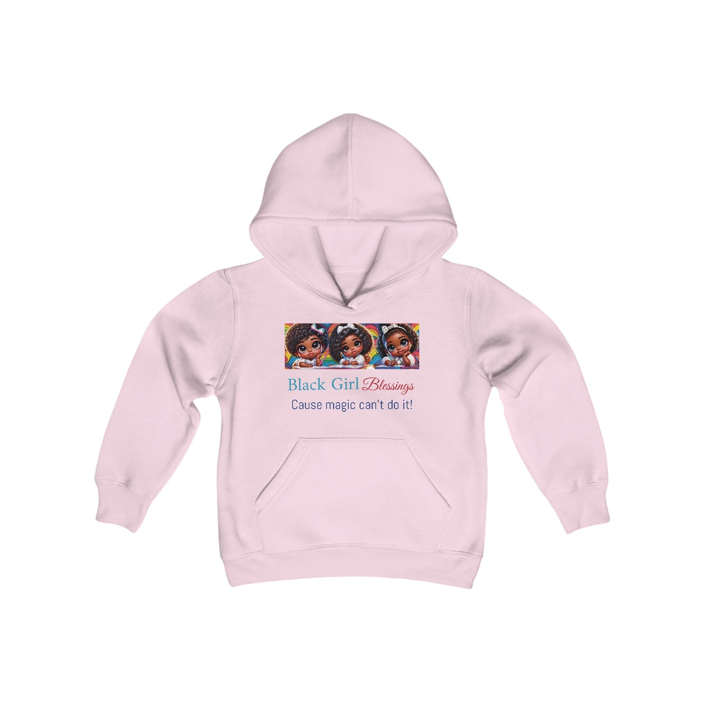 Black Girl Blessings Youth Hooded Sweatshirt