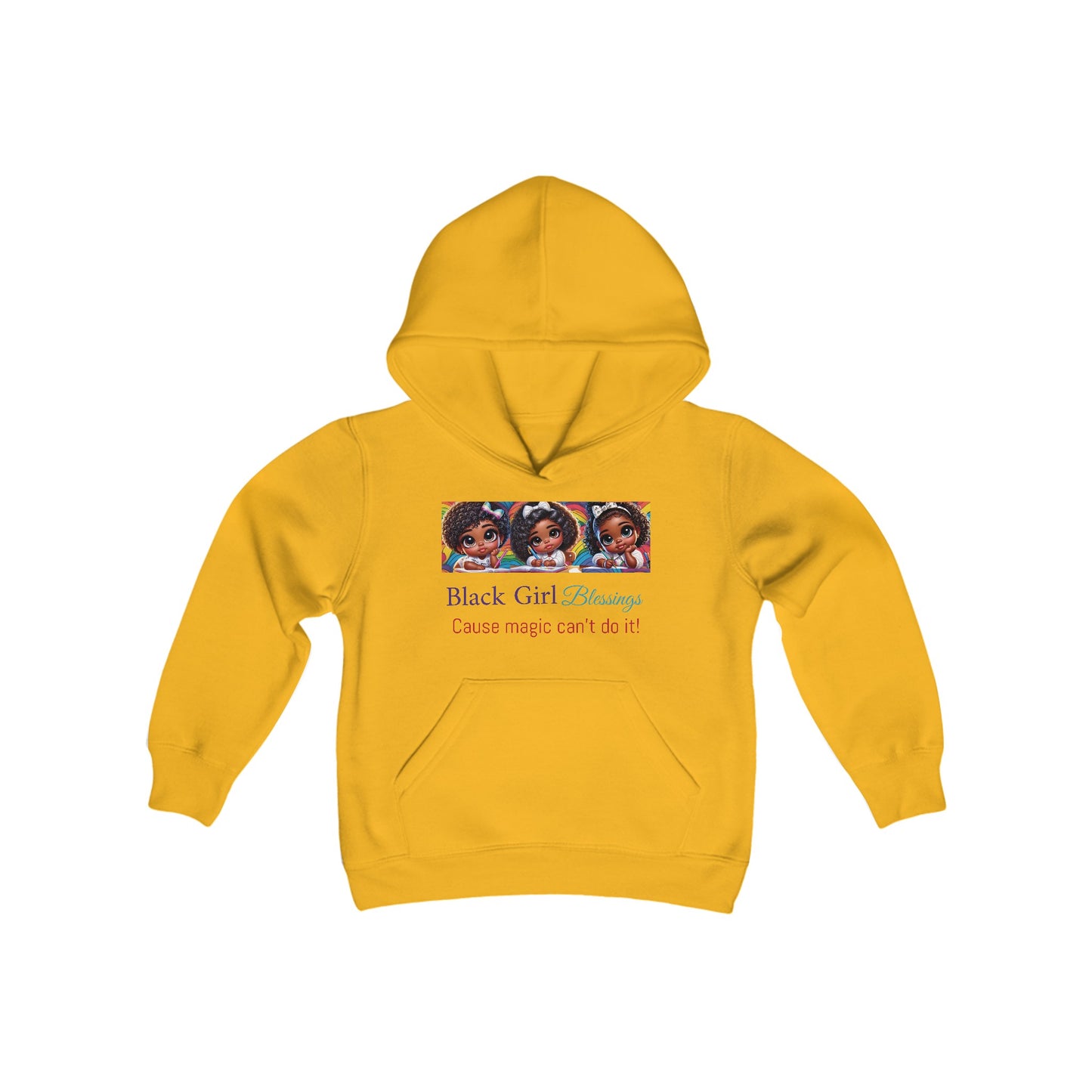 Black Girl Blessings Youth Hooded Sweatshirt