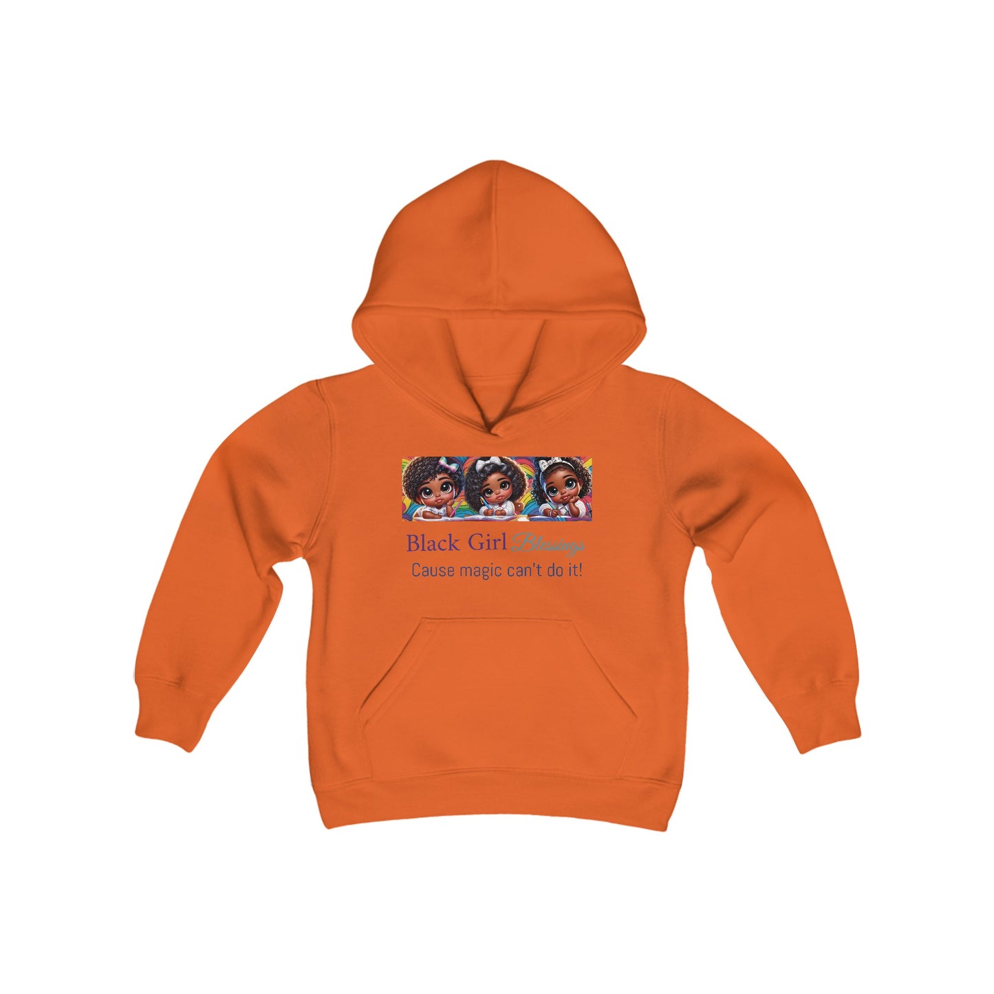 Black Girl Blessings Youth Hooded Sweatshirt