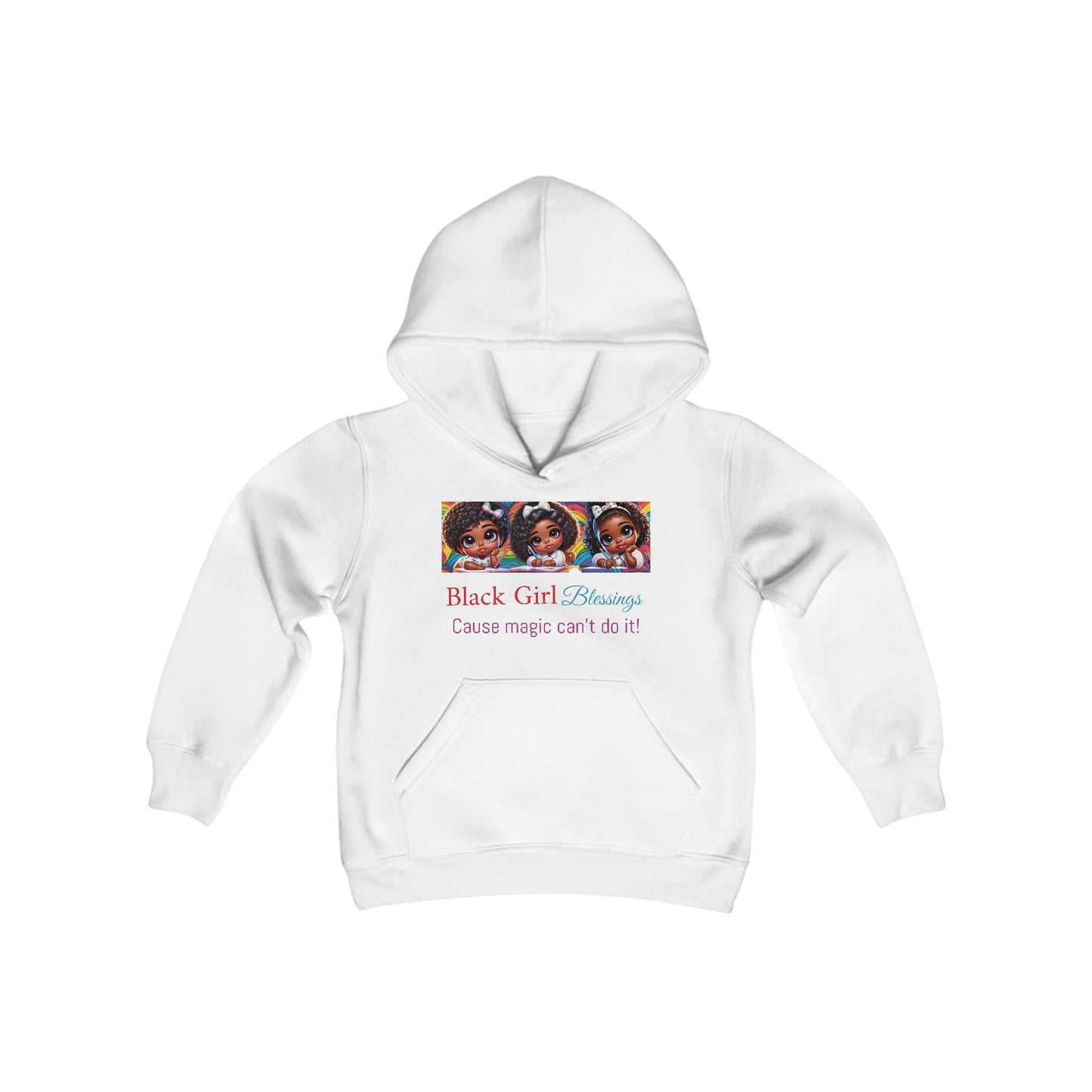 Black Girl Blessings Youth Hooded Sweatshirt