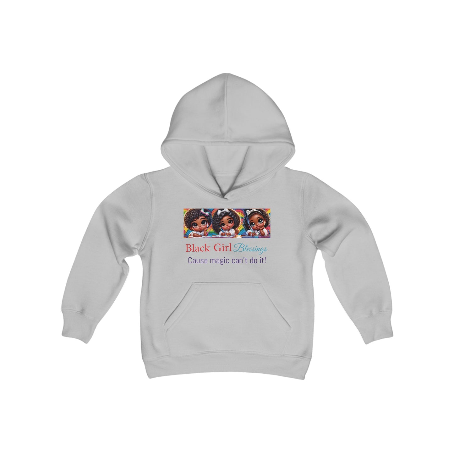 Black Girl Blessings Youth Hooded Sweatshirt